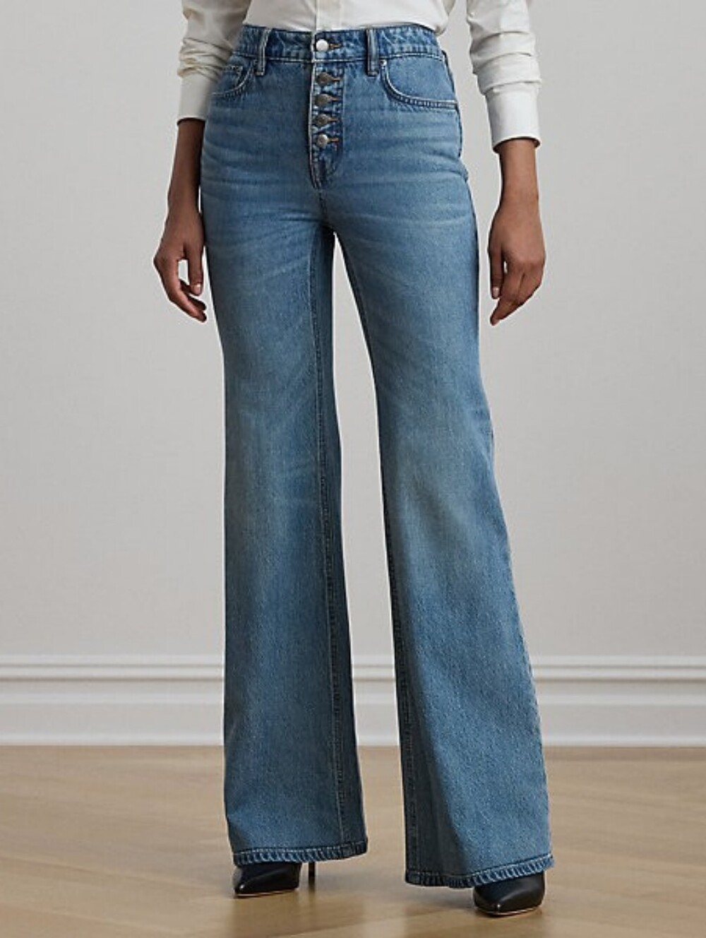 NWT Lauren Ralph Lauren High-Rise Flare Jeans | 27 / 4 | 2024 Collection